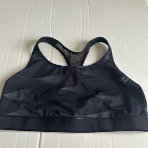 Victoria's Secret Black Mesh Sports Bra size XXL women.